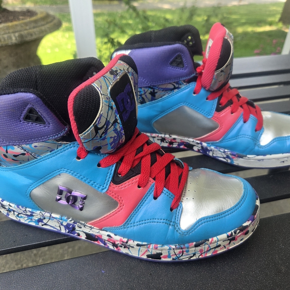 DC SHOES REBOUND WOMEN'S 9 Skating Skateboard High Top Sneakers Proc Spec 3.0
